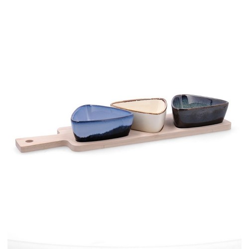 TABLA APERITIVO BIDASOA MOANA 3 BOLES TRIANGULARES